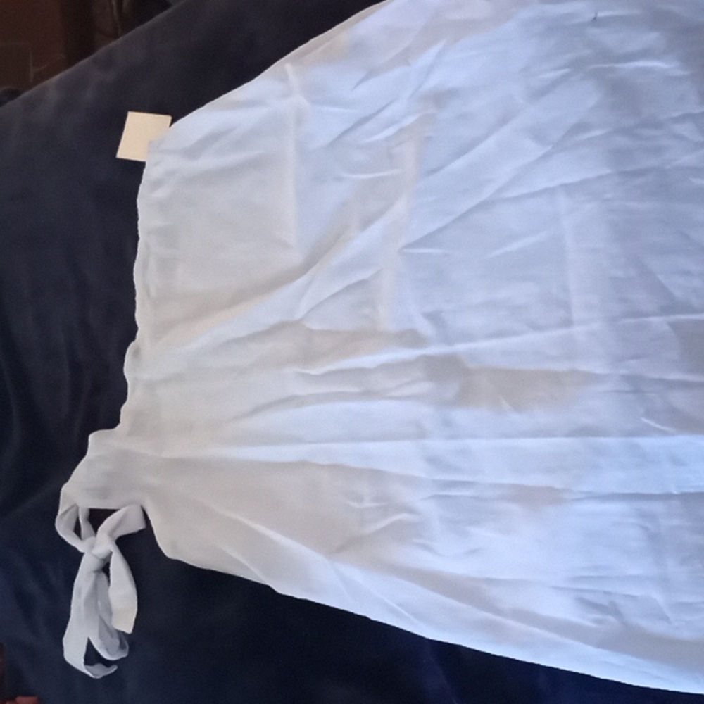 NWT White one shoulder dress